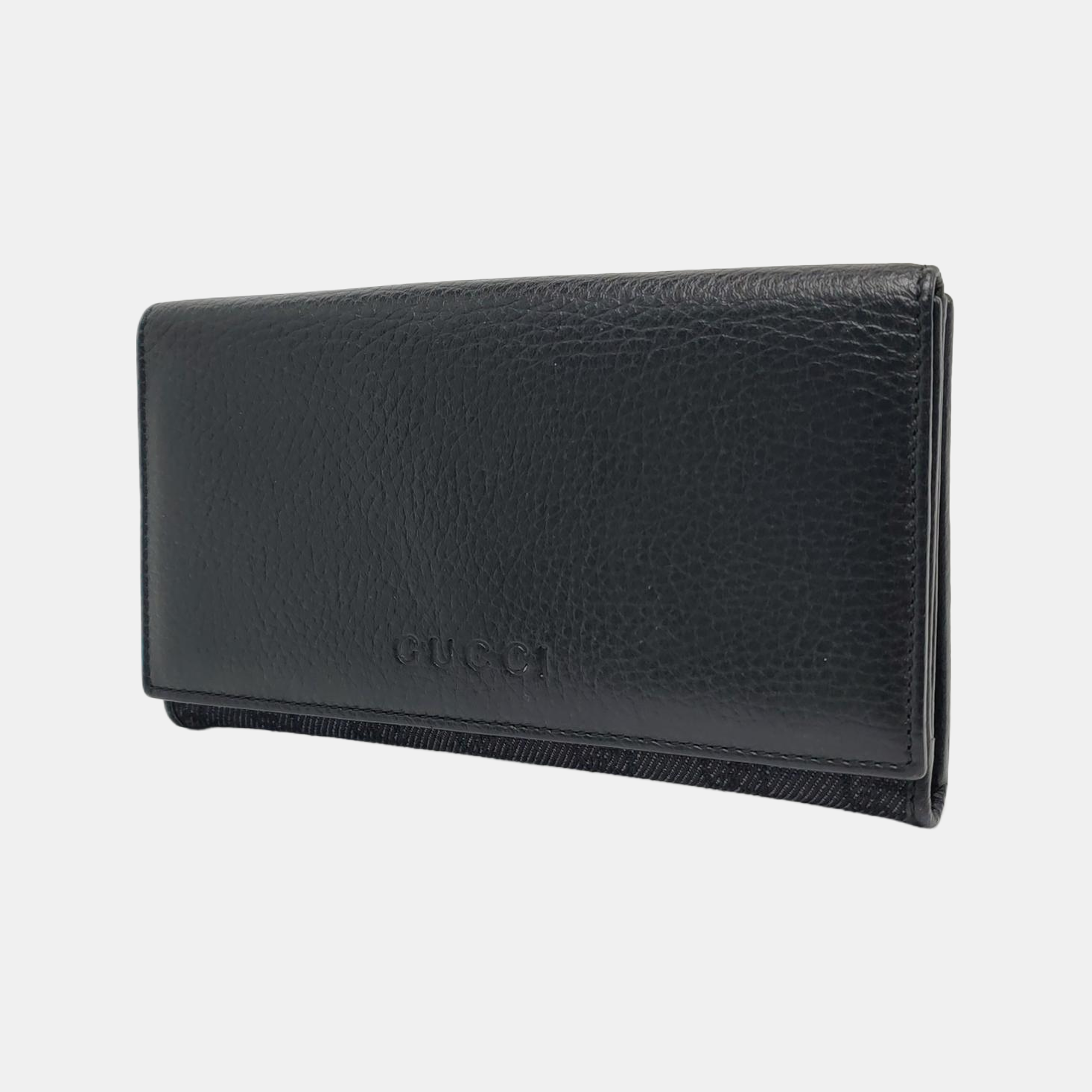 Swing Monogram Calfskin Black Wallet
