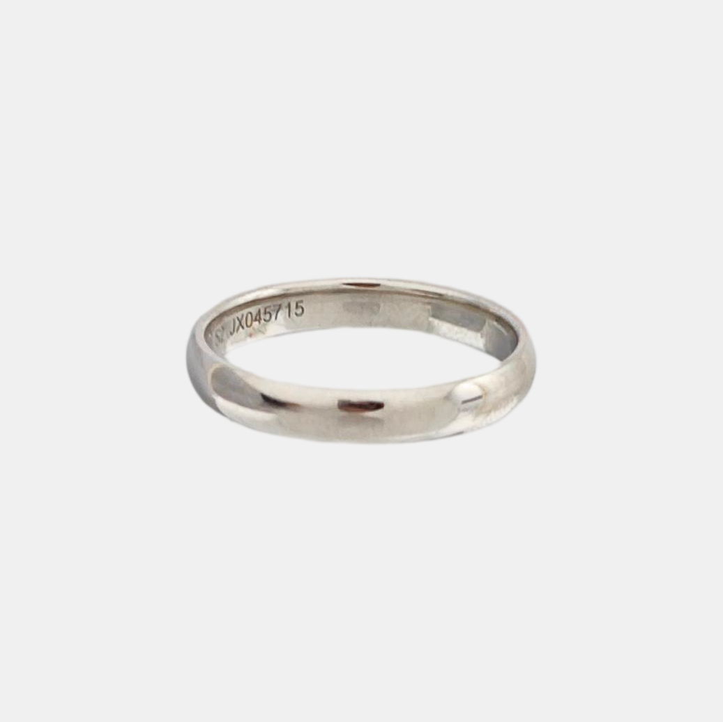 Tendrement Platinum 950 Silver Ring EU 52