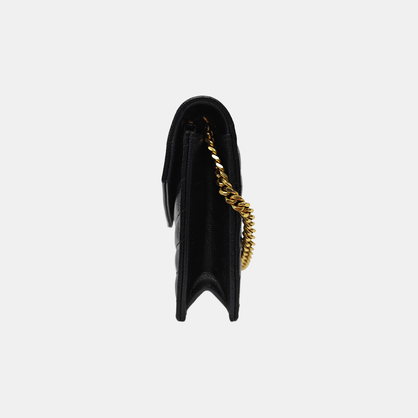MONOGRAM WOC Chevron Calfskin Black