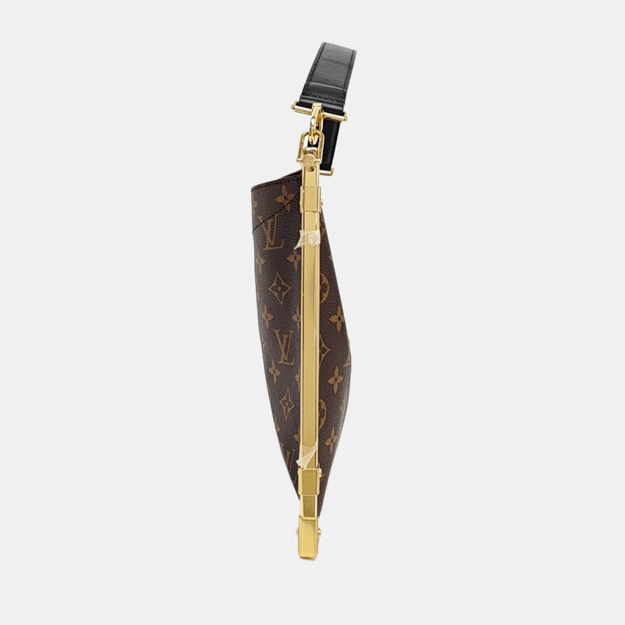 Lucky Trunk Monogram Coated Canvas Brown