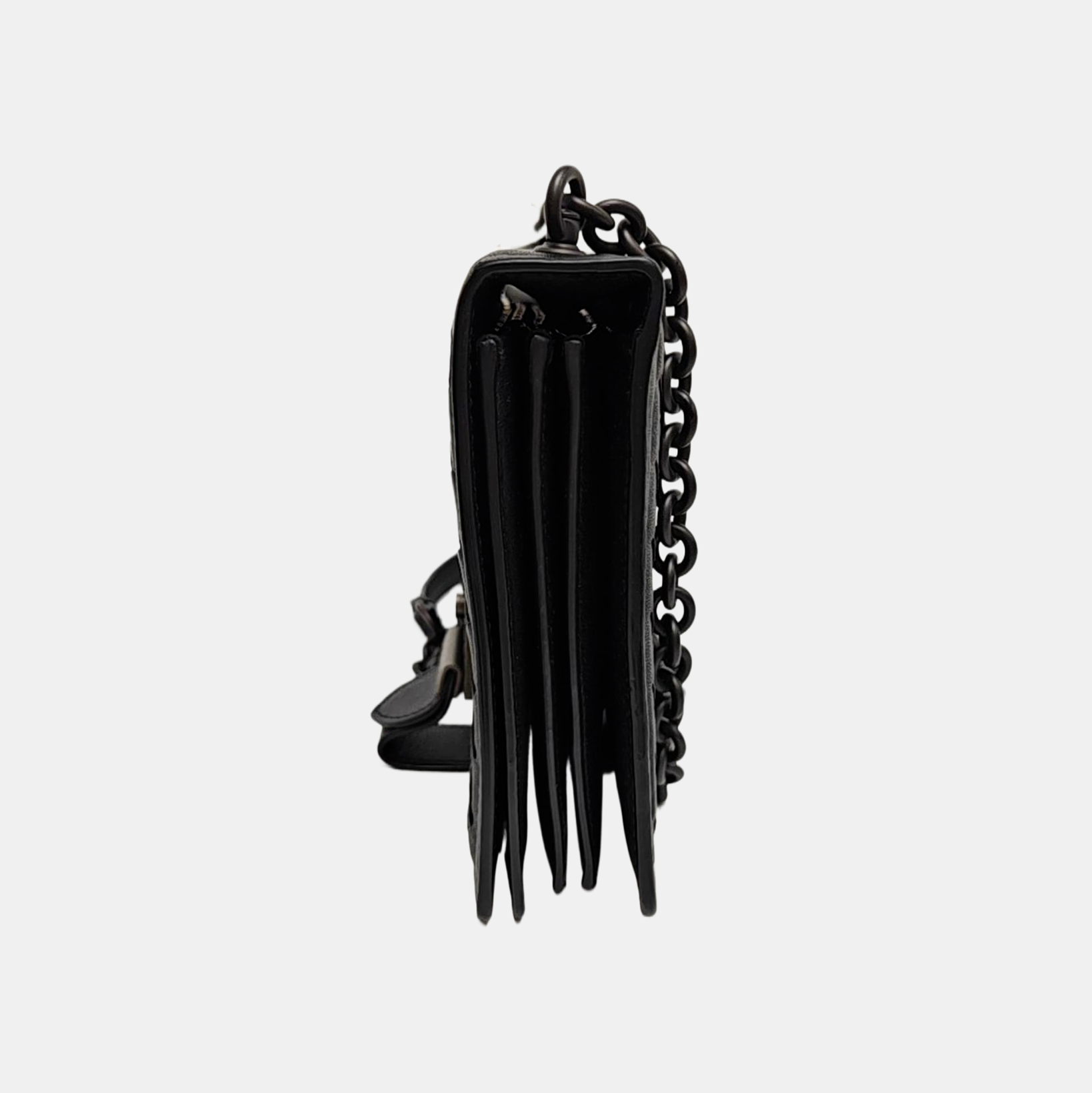 Lambskin Shoulder Bag Black