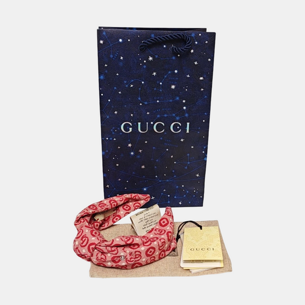 Cotton Hairband Red