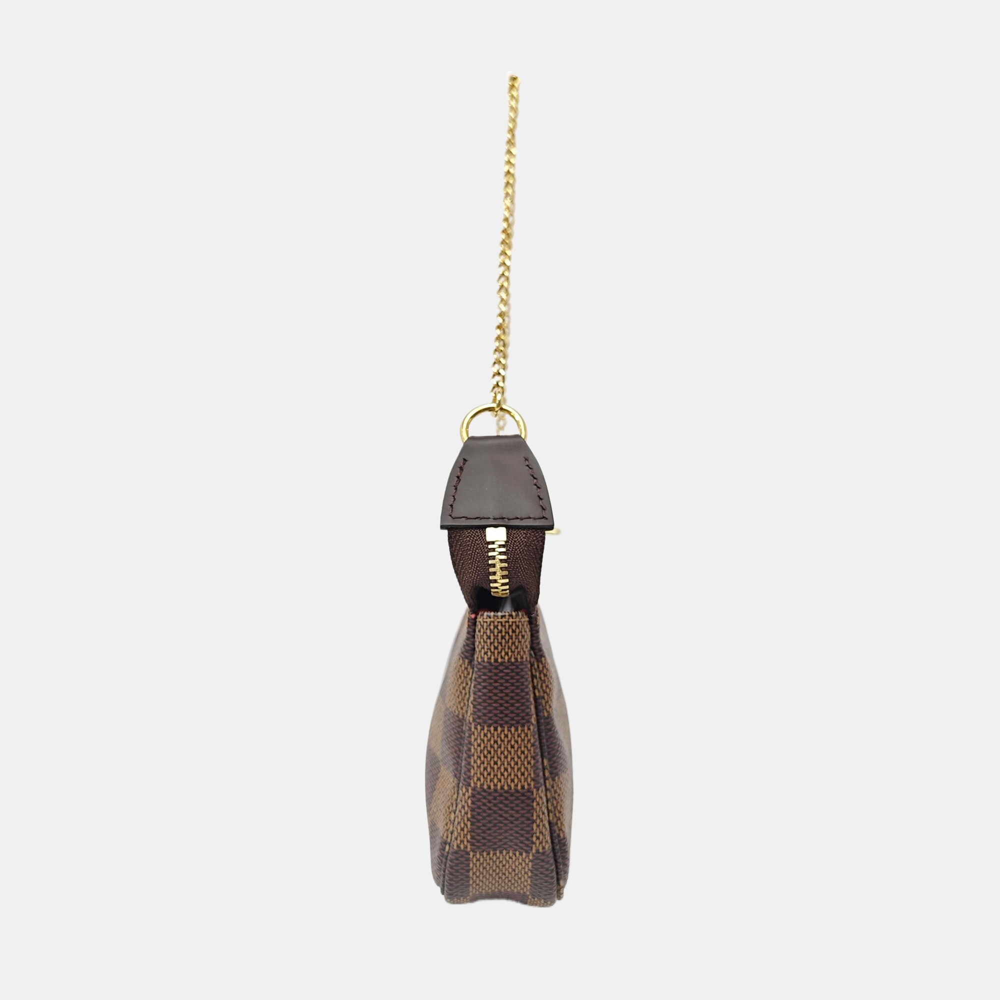 ACCESSOIRES Mini Damier Ebene Coated Canvas Brown