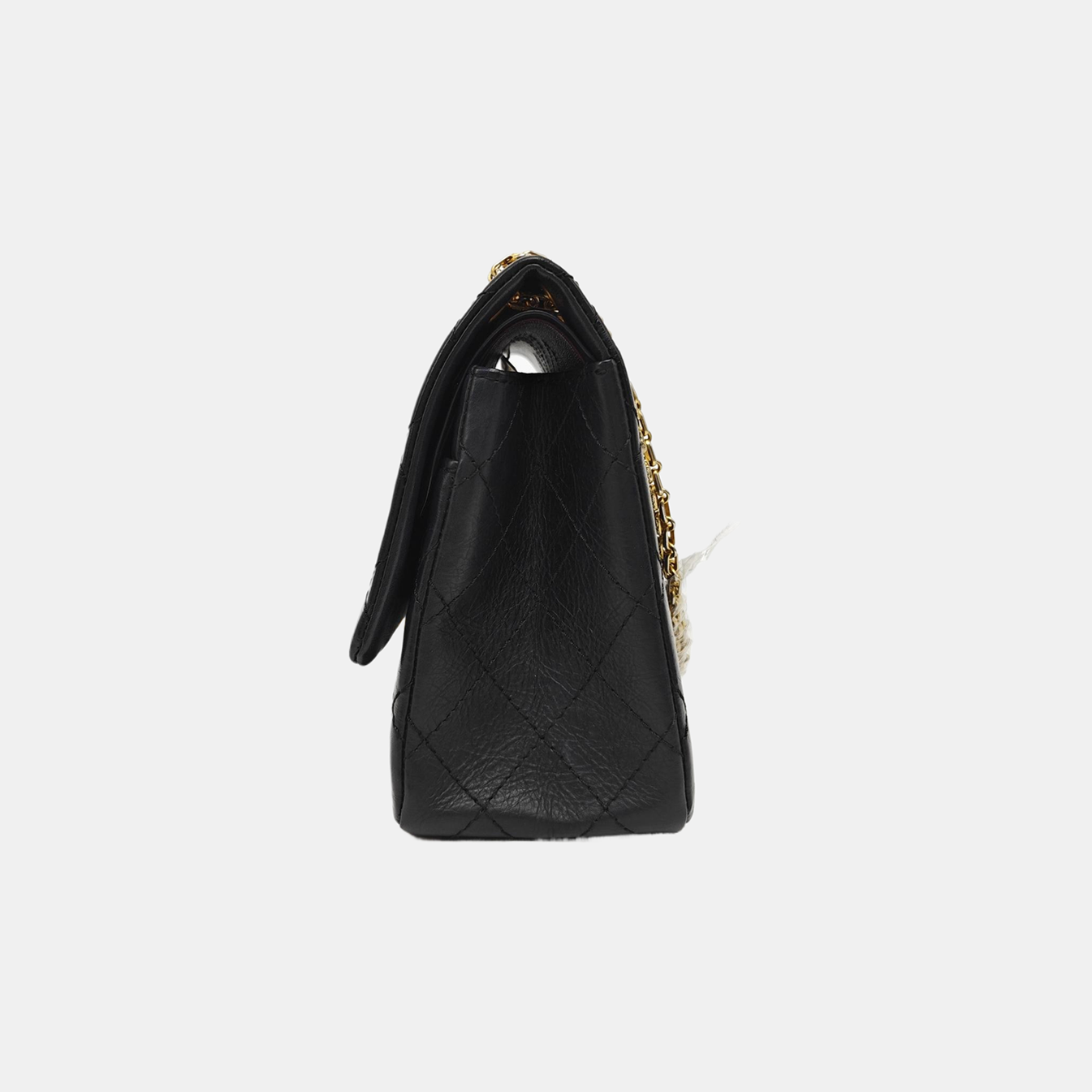 2.55 227 (jumbo) Quilted Calfskin Black