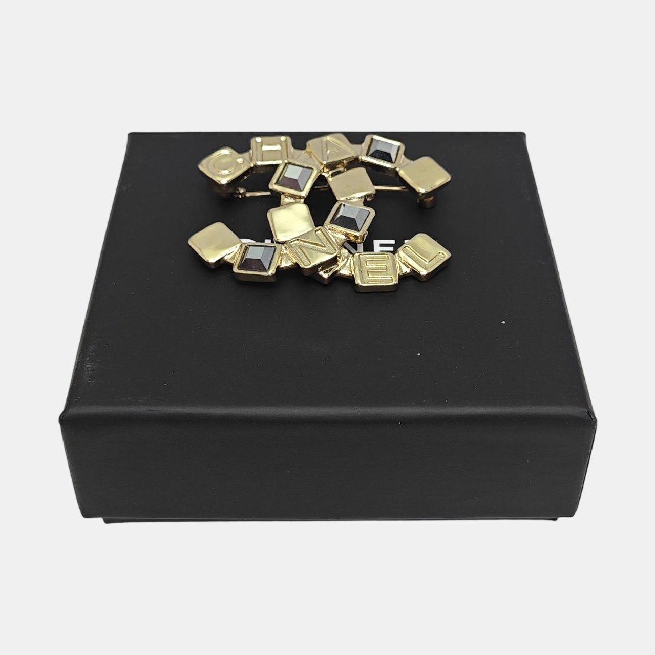 Metal Gold Brooch