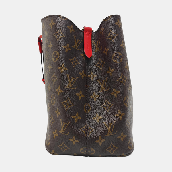 NÉONOÉ MM Monogram Coated Canvas Brown