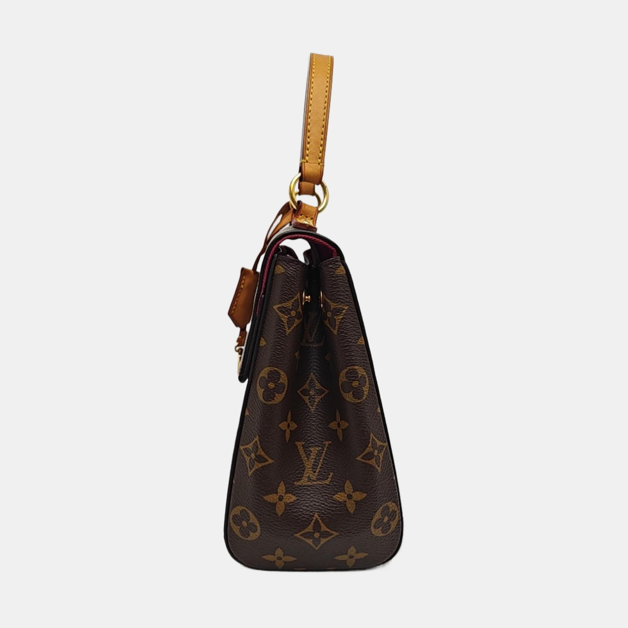 CLUNY Monogram Coated Canvas Brown