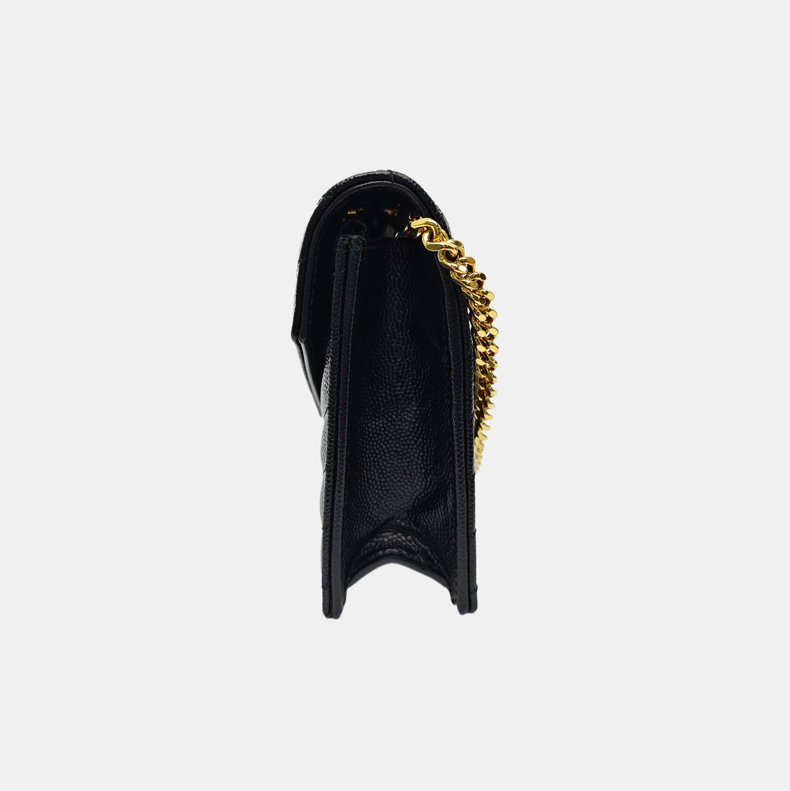 MONOGRAM WOC Chevron Calfskin Black