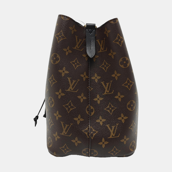NÉONOÉ MM Monogram Coated Canvas Brown