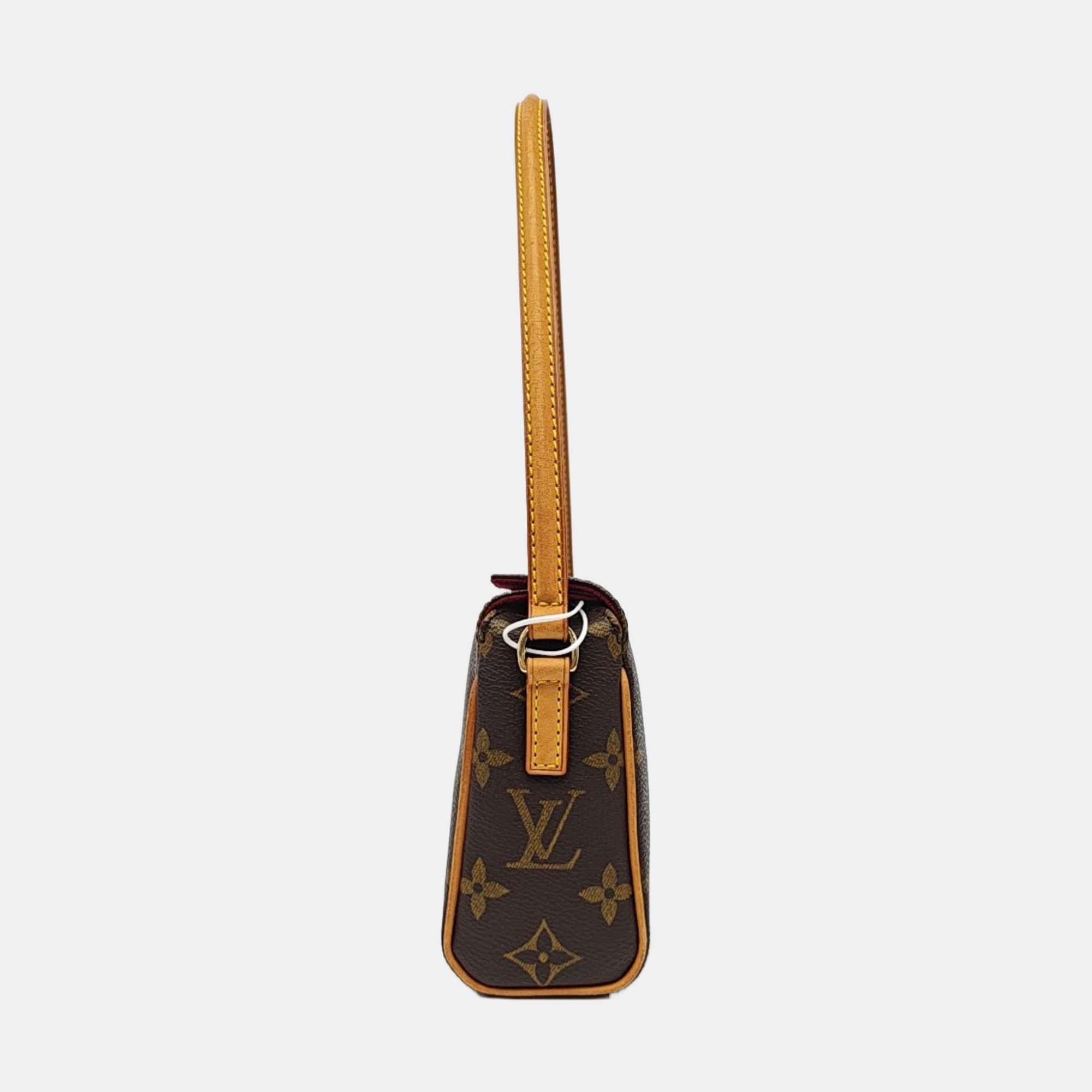 RECITAL Monogram Coated Canvas Brown