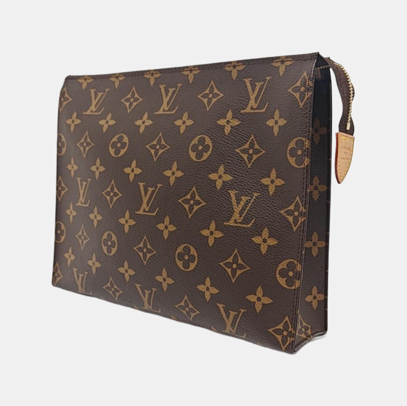 TOILET POCKET 26 Monogram Coated Canvas Brown