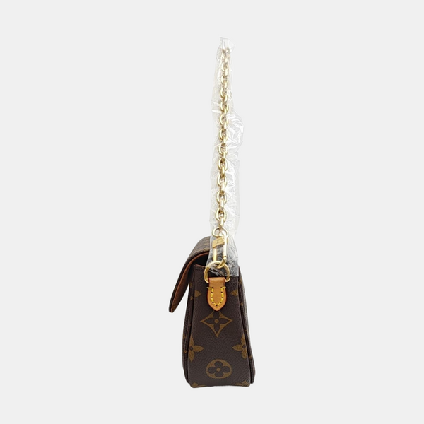 IVY Monogram Coated Canvas Brown