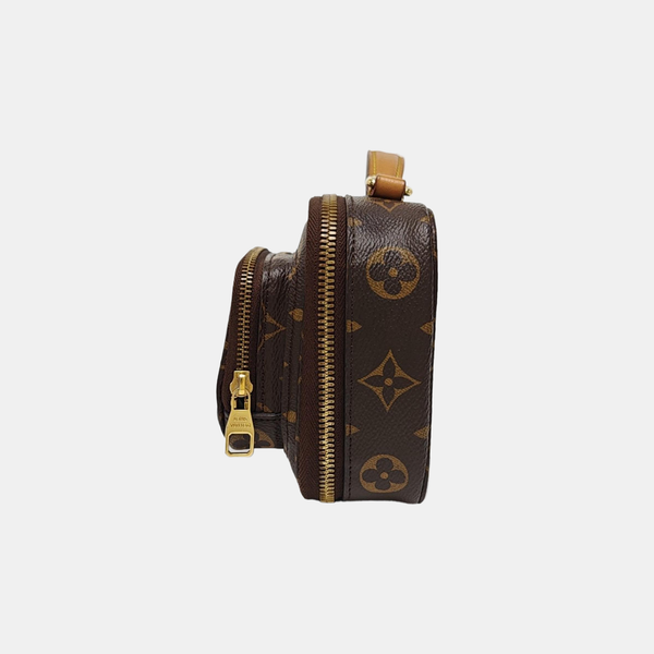 UTILITY Monogram Coated Canvas Brown