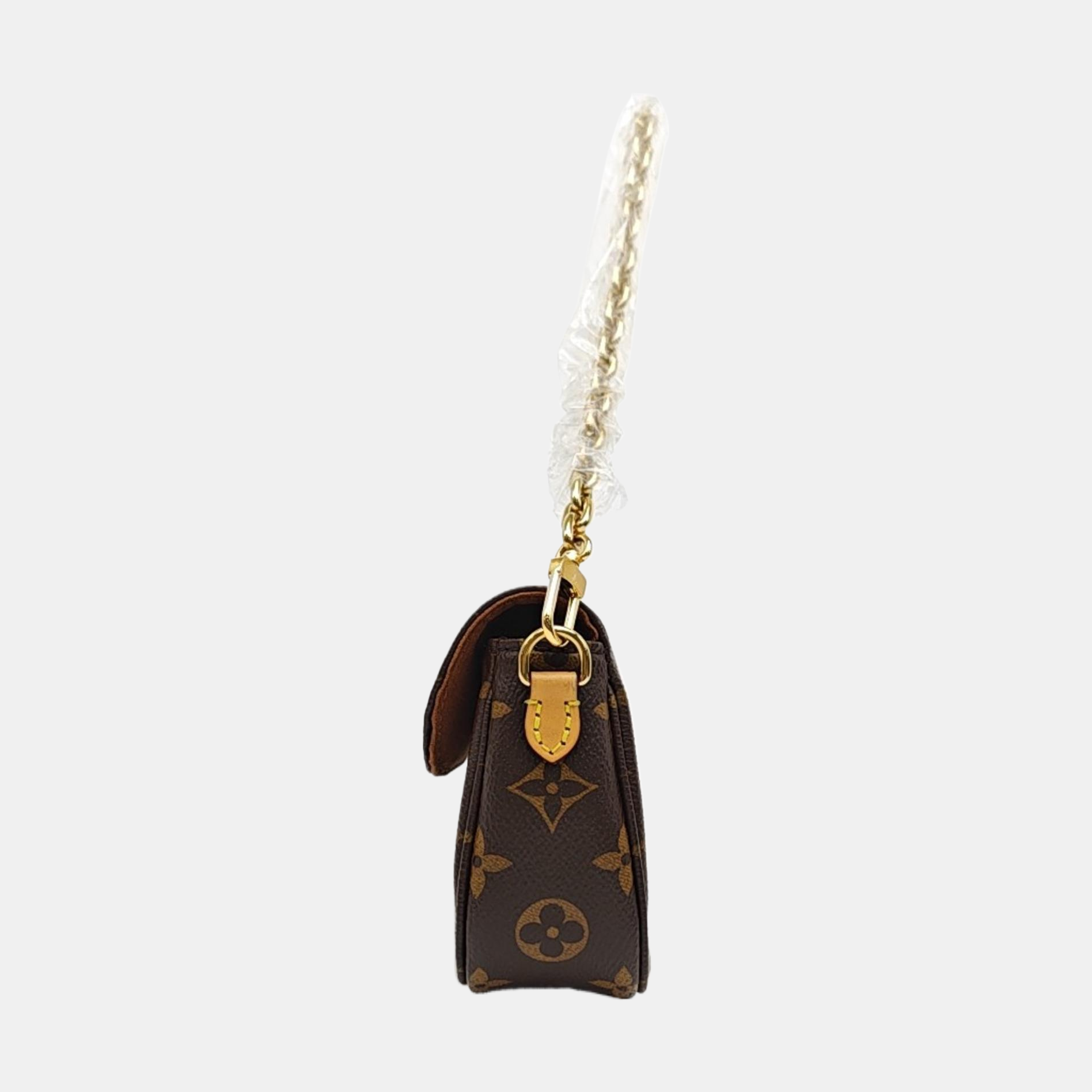 IVY Monogram Coated Canvas Brown