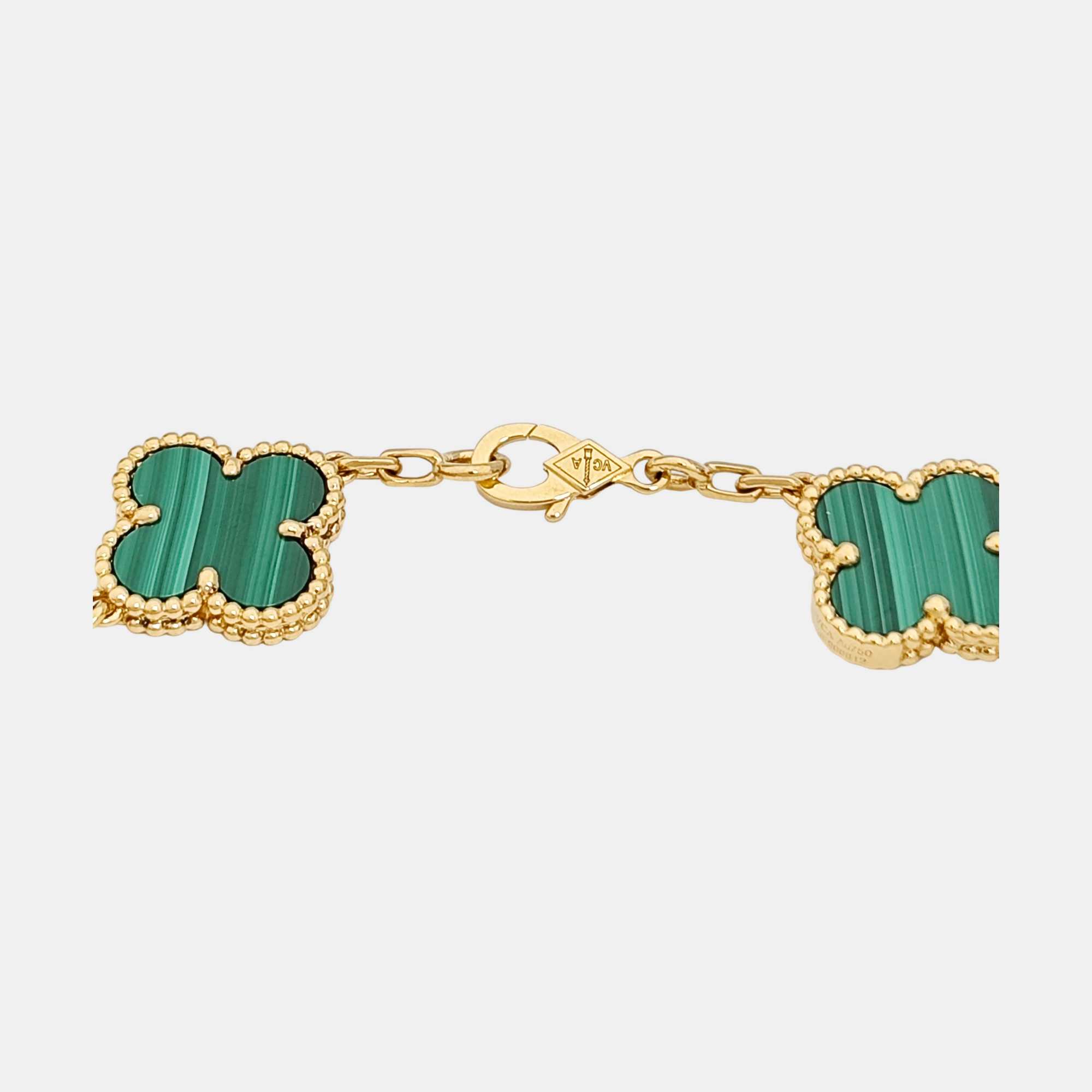 Vintage Alhambra 18k Gold Bracelet