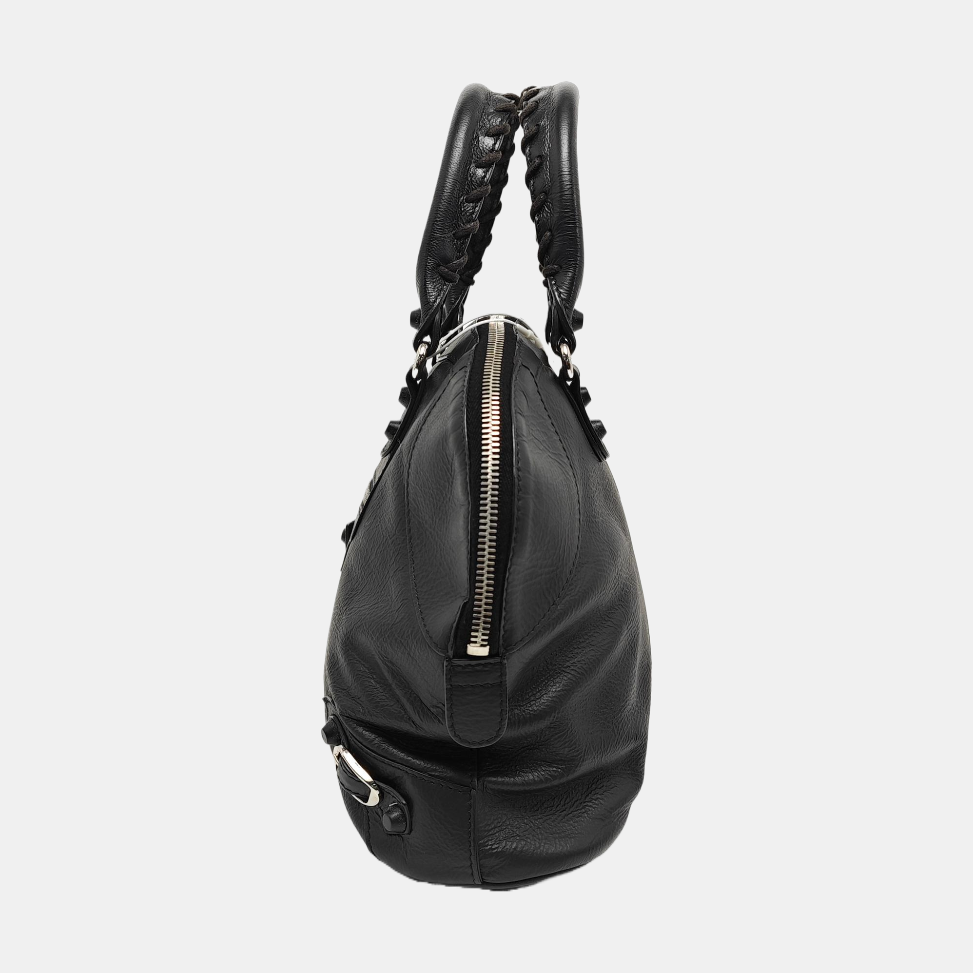 Calfskin Shoulder Bag Black
