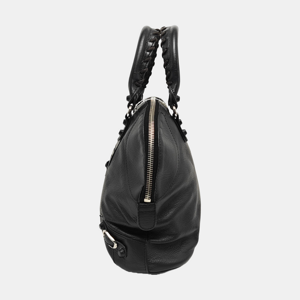 Calfskin Shoulder Bag Black