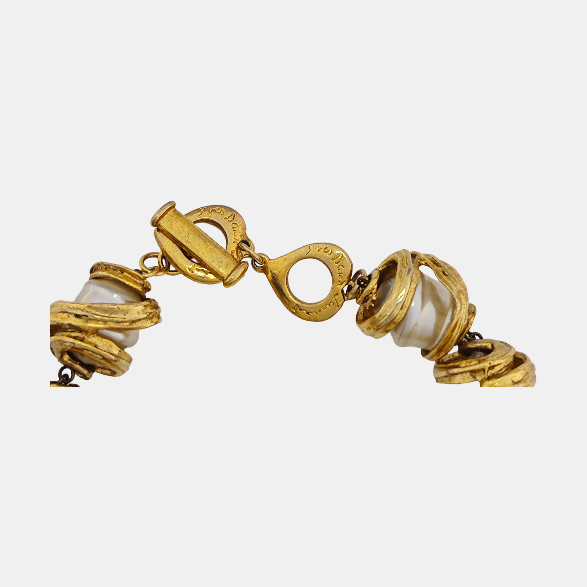Heart Metal Gold Bracelet