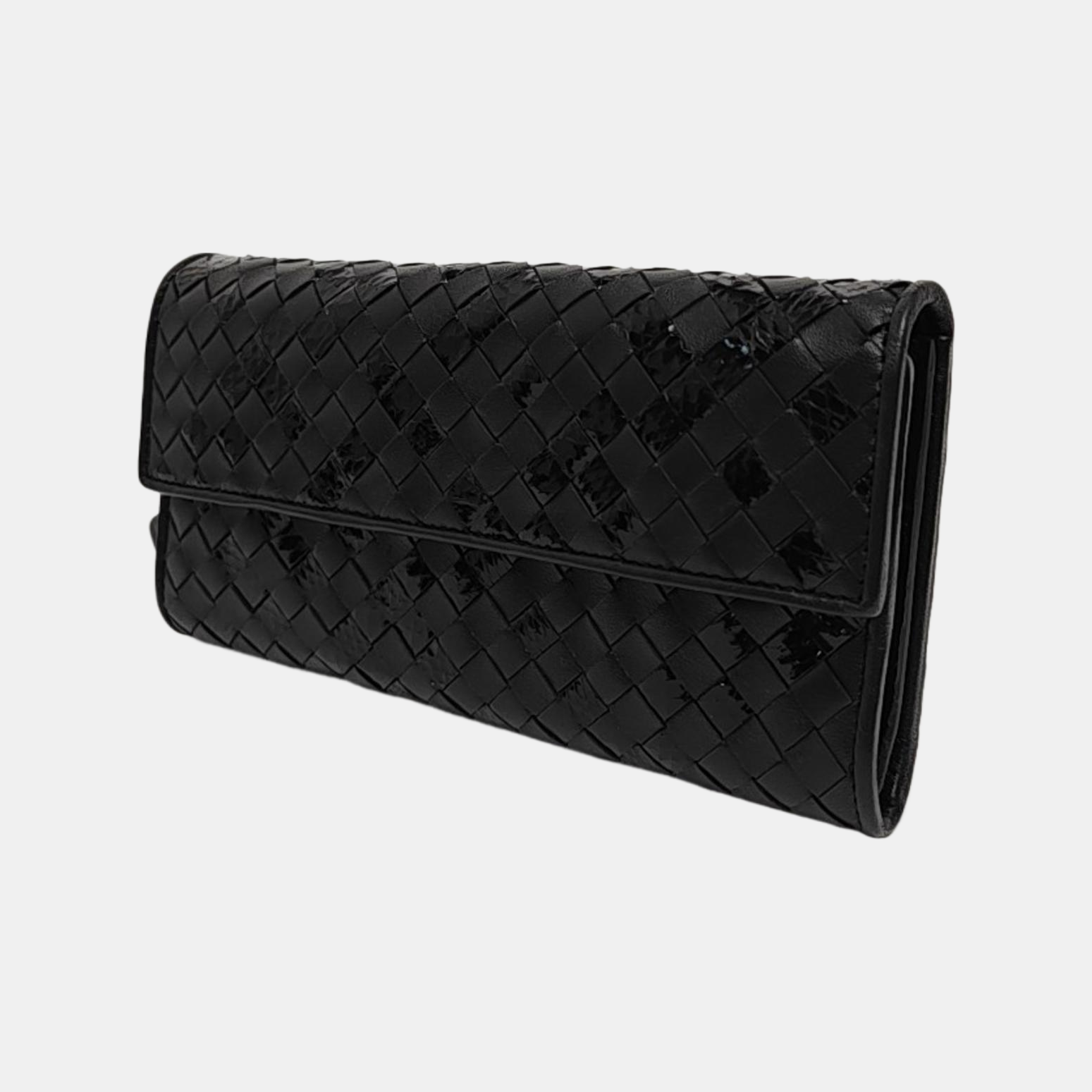 Olimpia Calfskin Black Wallet