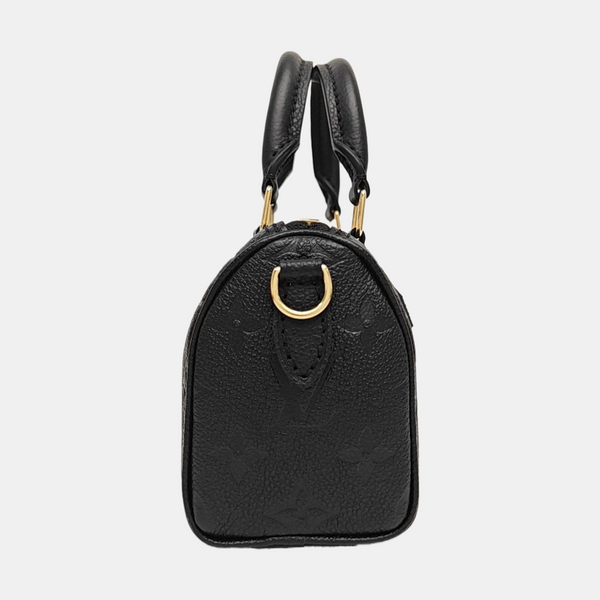 SPEEDY Nano Monogram Calfskin Black