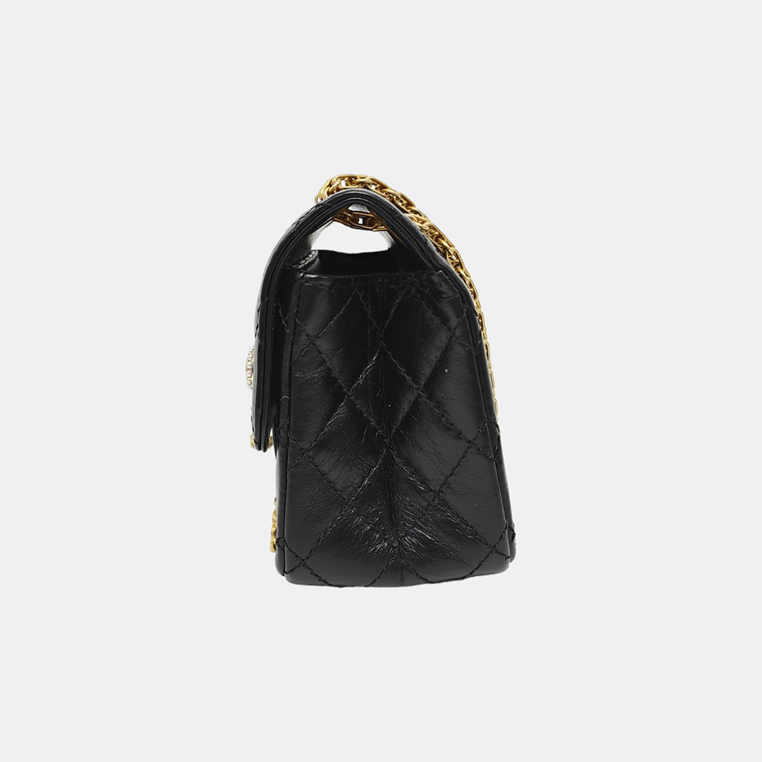 2.55 224 (mini) Quilted Vintage Calf Black