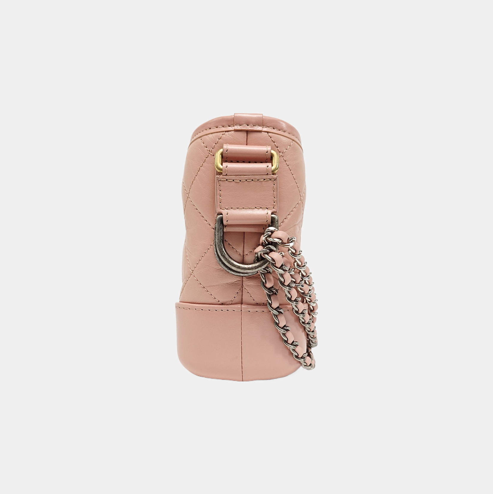 GABRIELLE Small Quilted Calfskin Pink