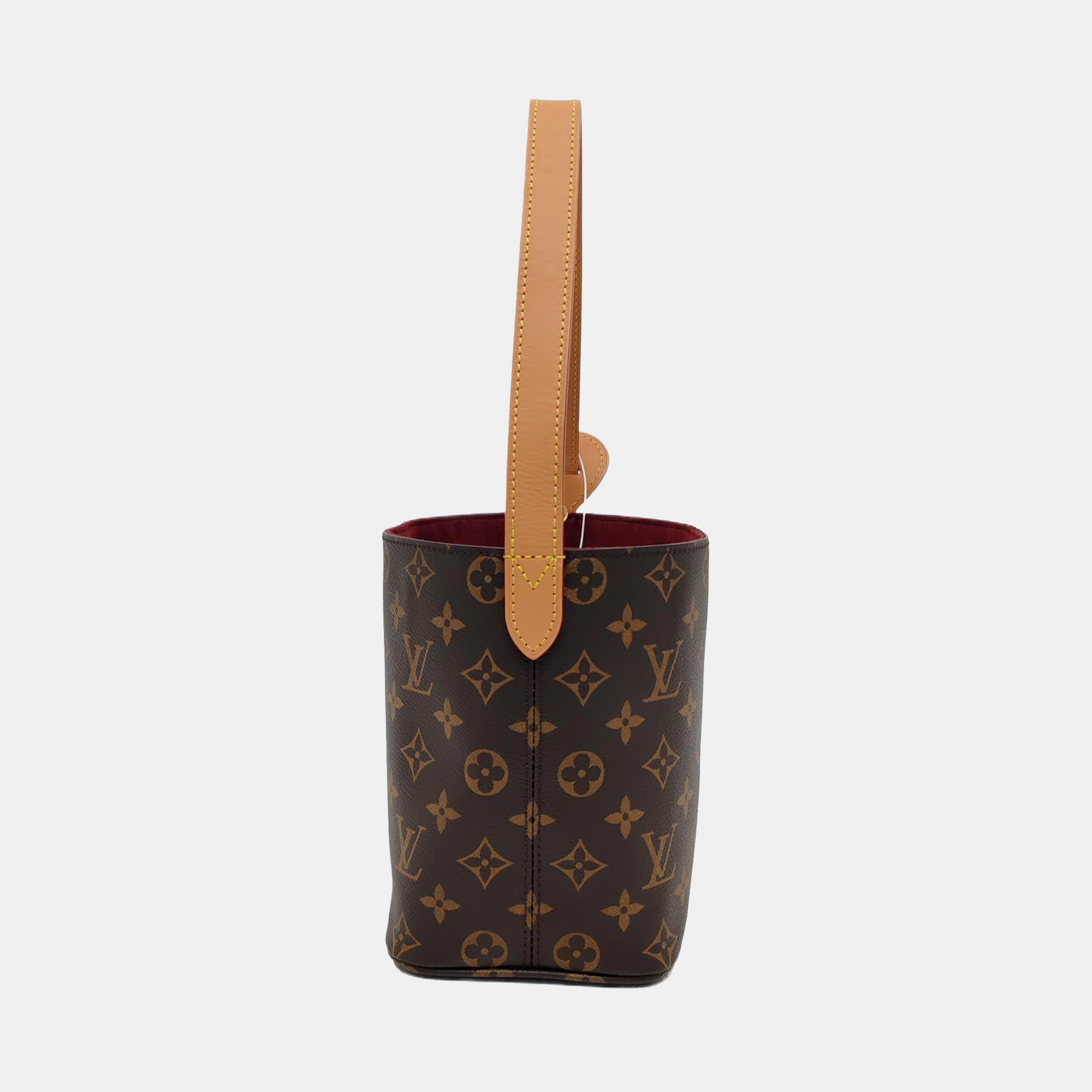 ALL IN BB Monogram Coated Canvas Brown