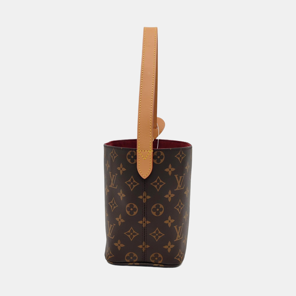 ALL IN BB Monogram Coated Canvas Brown