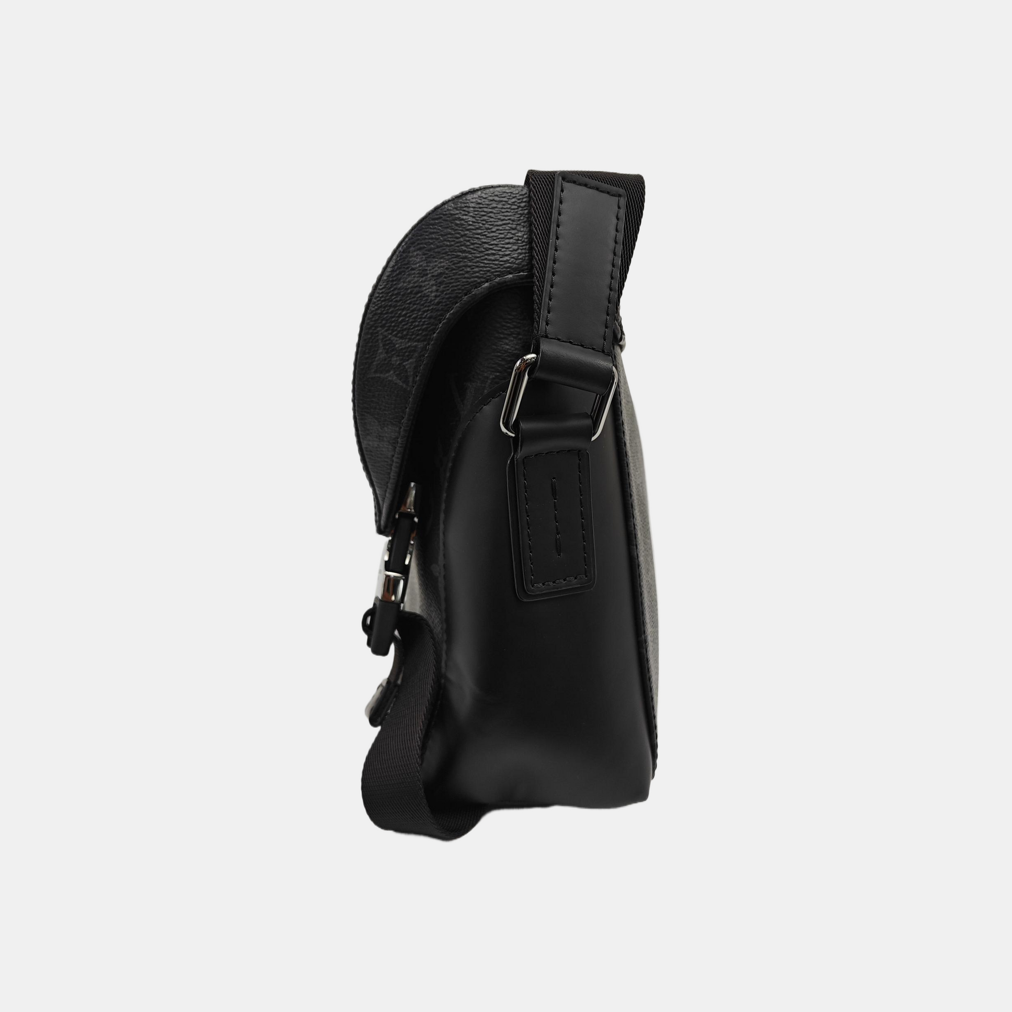 VOYAGER PM Monogram Coated Canvas Black
