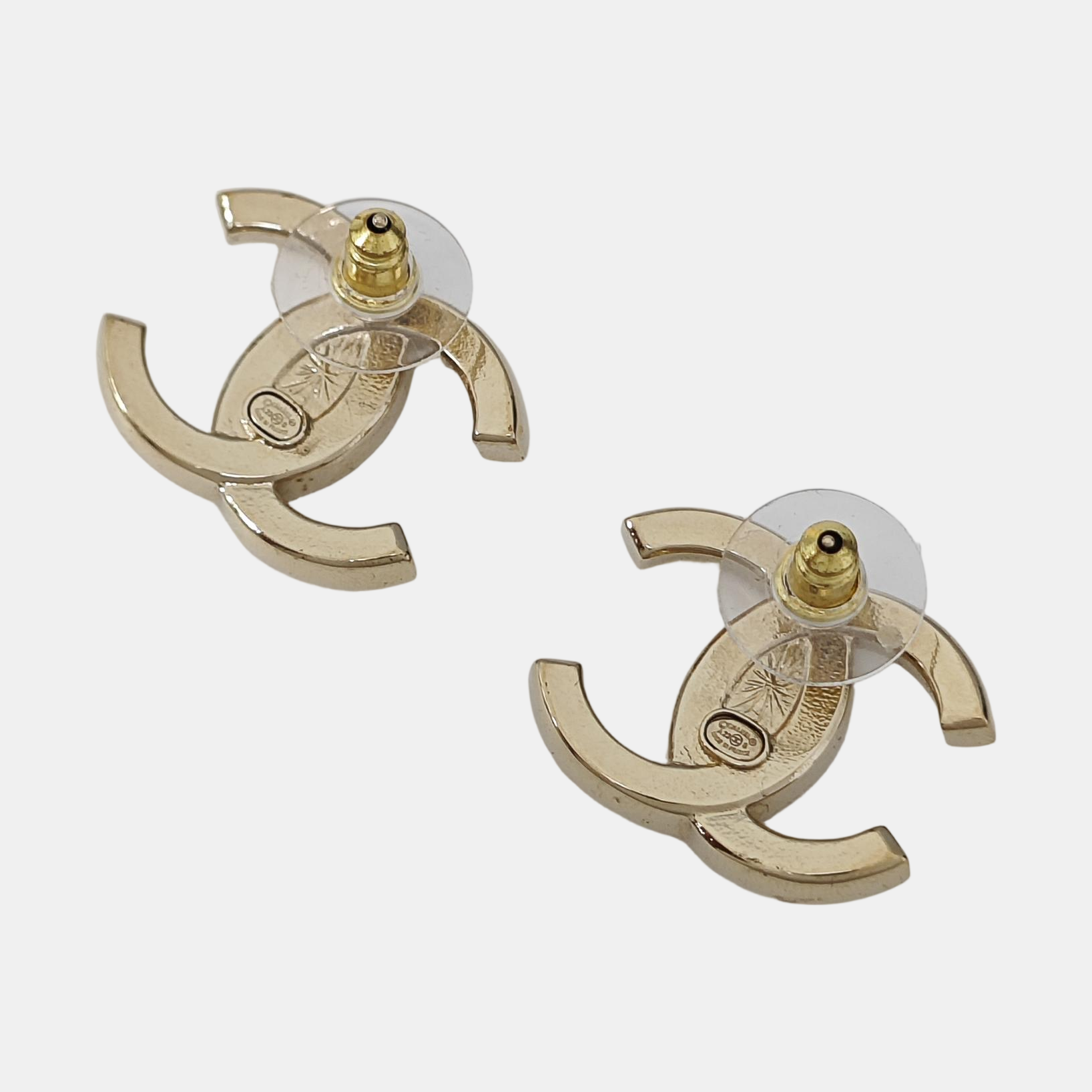 Metal Gold Stud Earrings