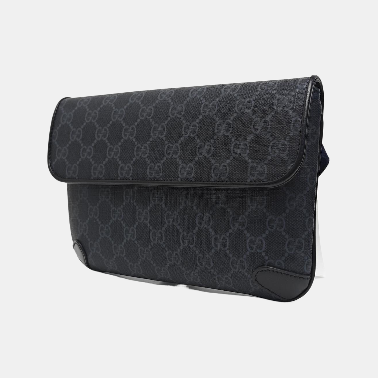 Neo Vintage Monogram Coated Canvas Black