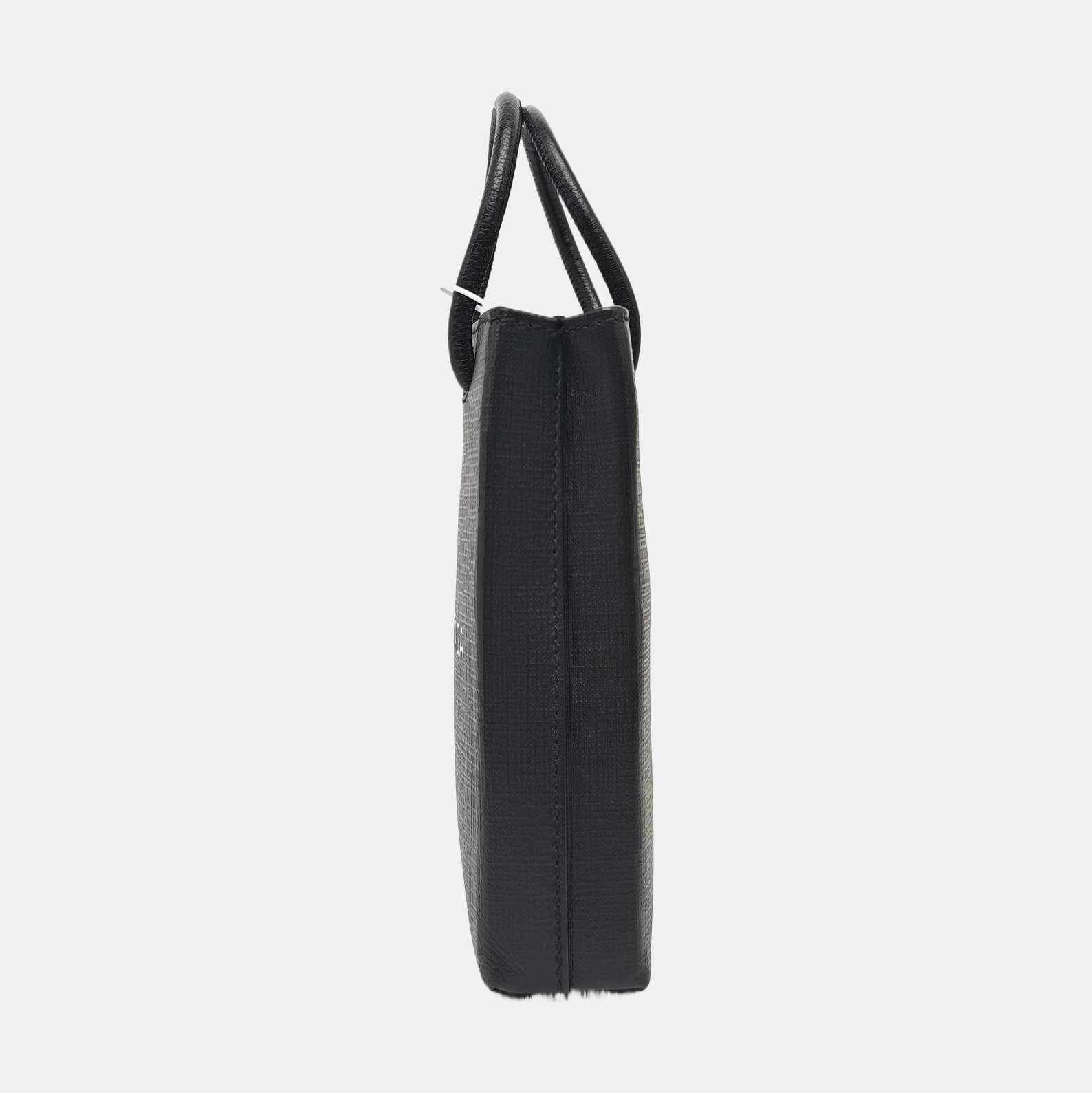 Shopping Bag Calfskin Black