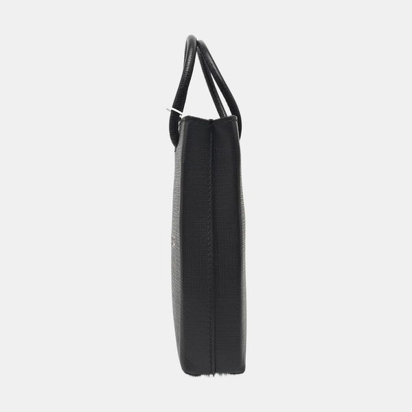 Shopping Bag Calfskin Black
