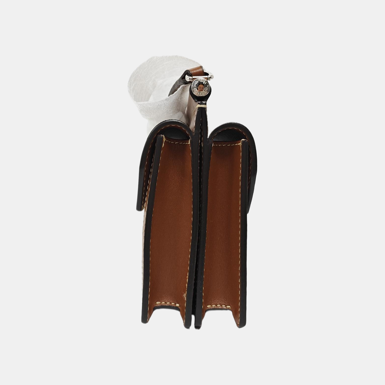 Title Mini Calfskin Brown