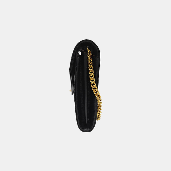 MONOGRAM Medium Chevron Calfskin Black
