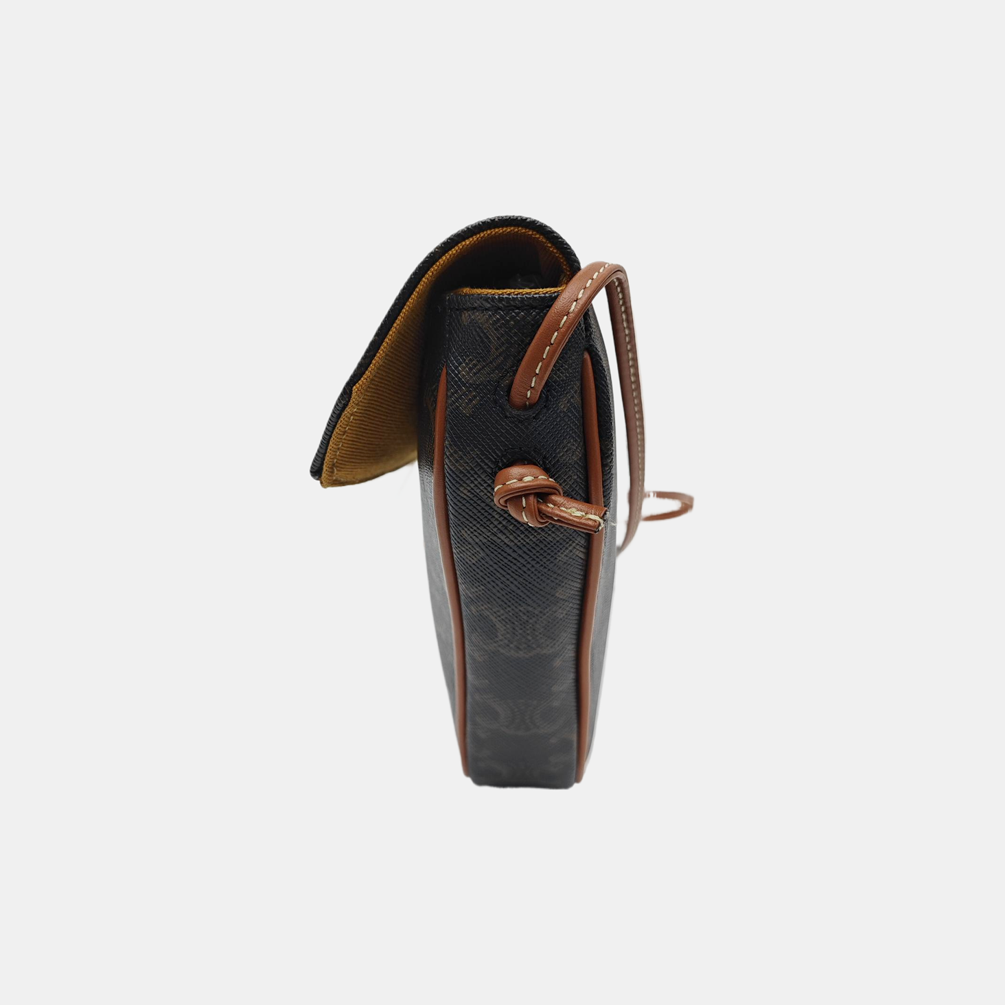 TRIANGLE Coated Canvas Brown