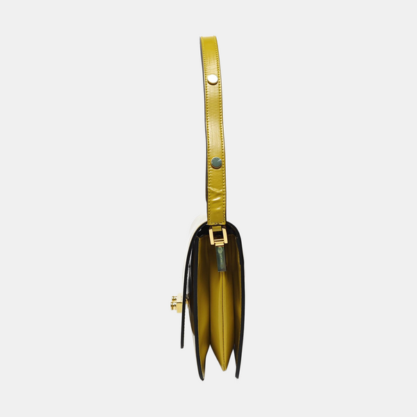Calfskin Shoulder Bag Yellow