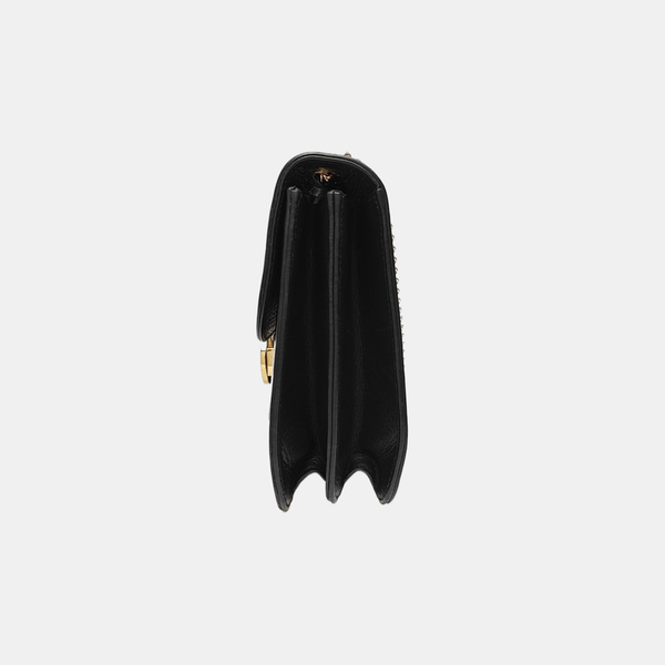 Interlocking G Large Calfskin Black