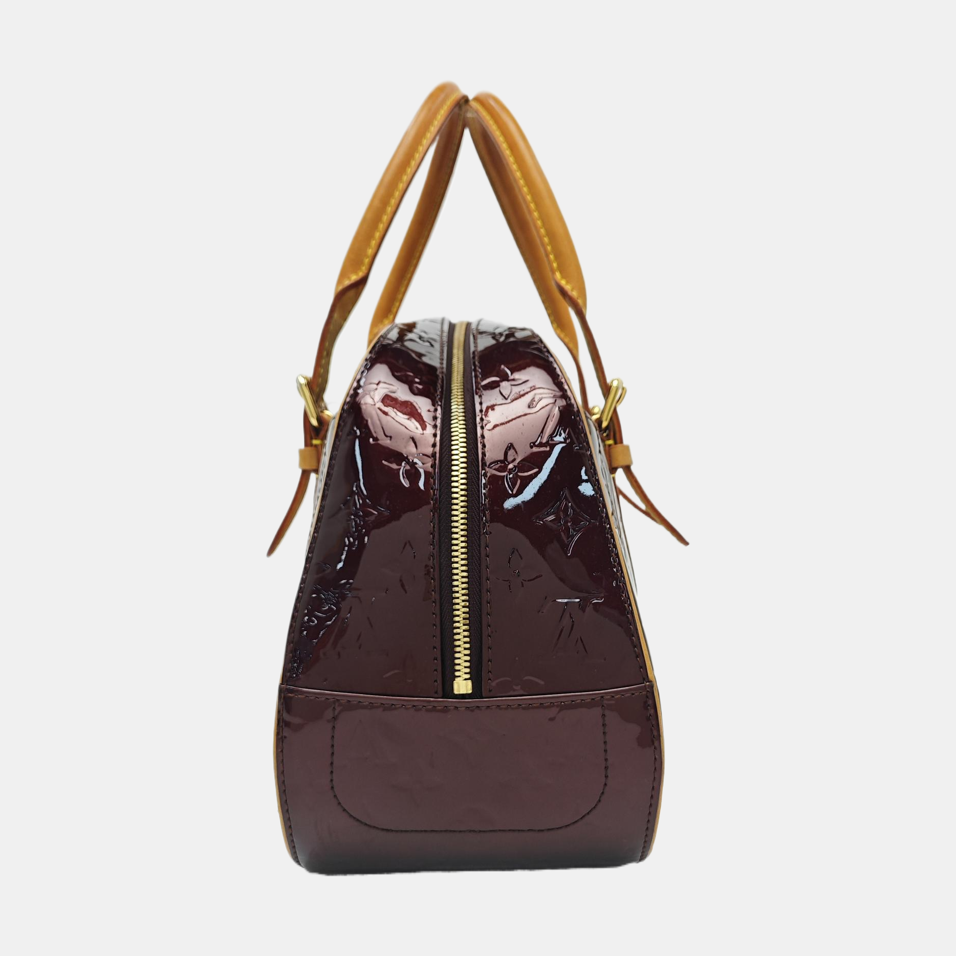 SUMMIT DRIVE Monogram Patent Leather Red