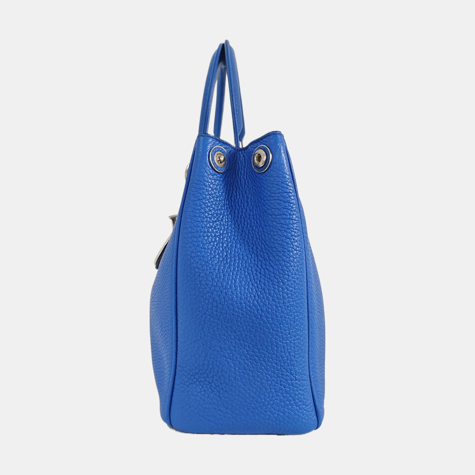 Authenticated pre-owned  Diorissimo Calfskin Blue - Tote Bag at Looply