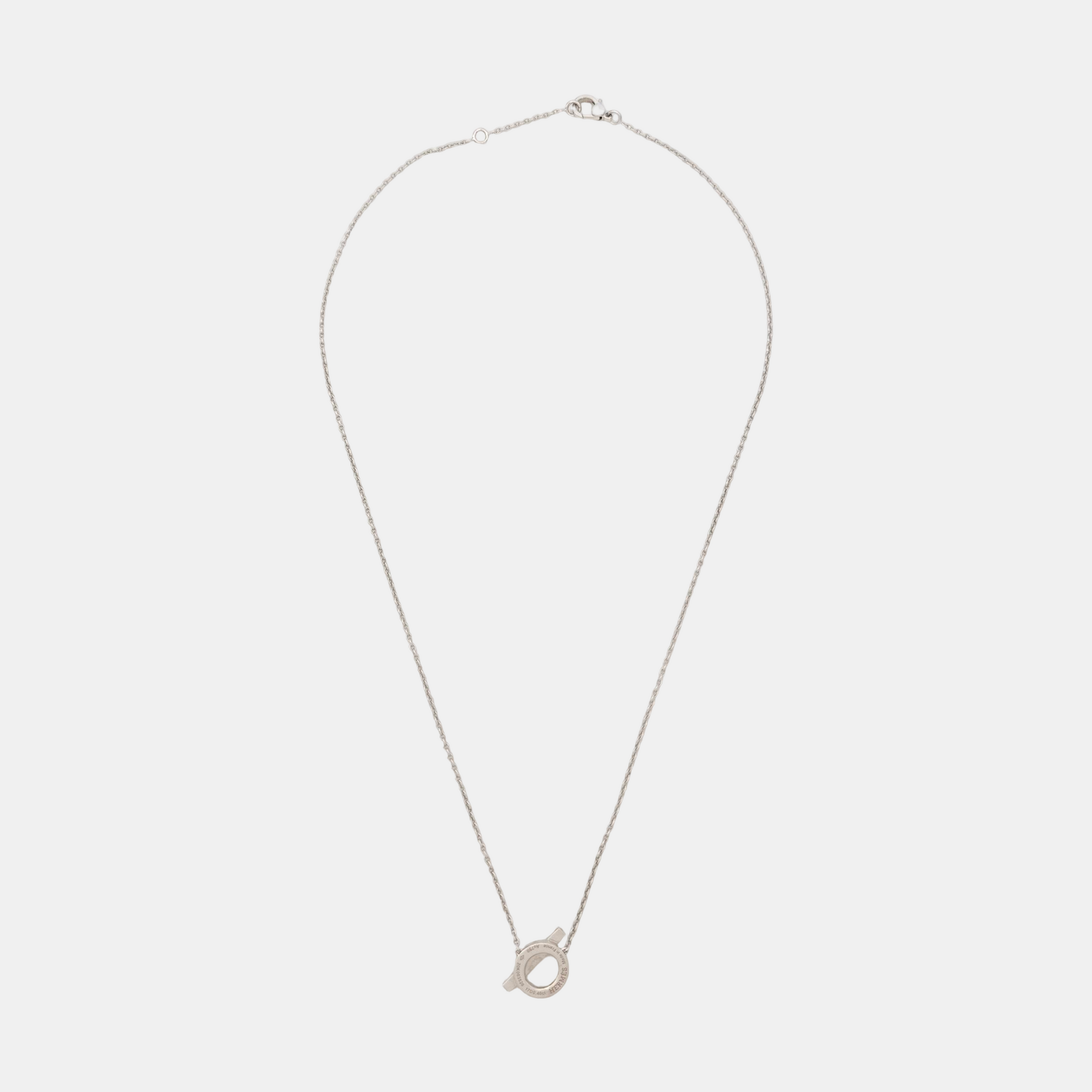 Finesse 18k White Gold Silver Necklace