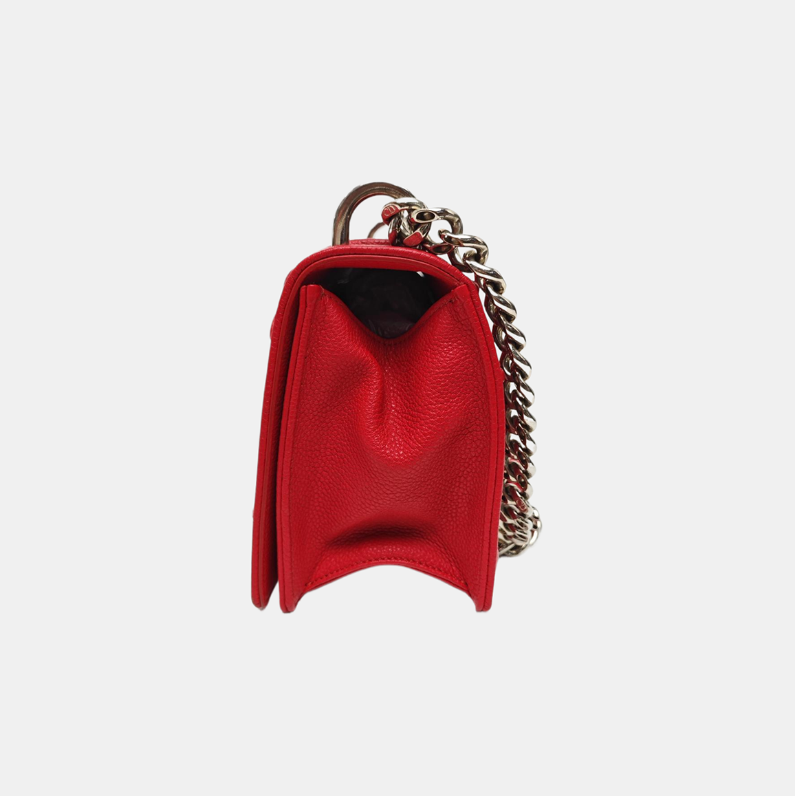Diorama Small Cannage Calfskin Red