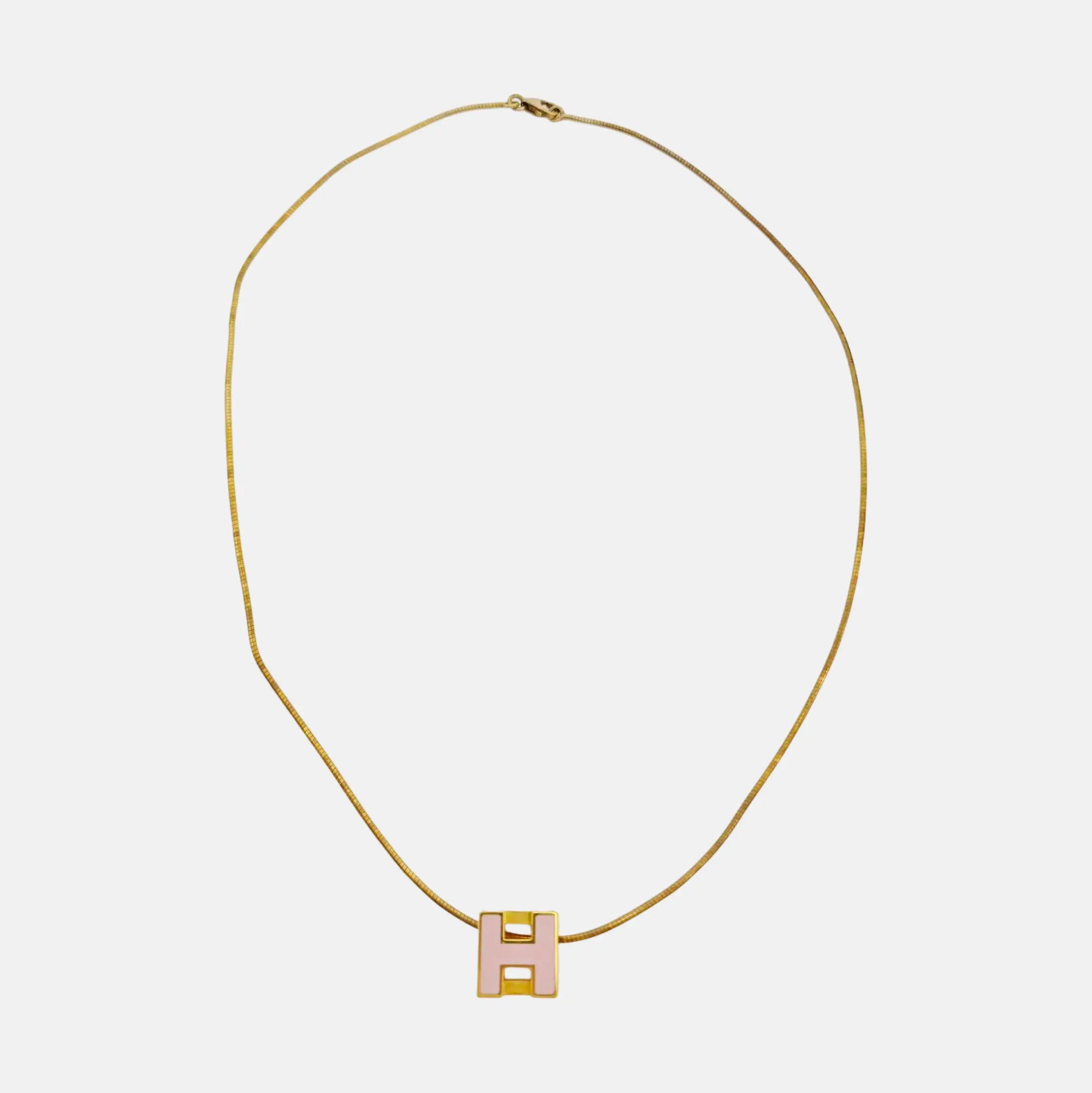 Cage D'h Metal Gold Necklace