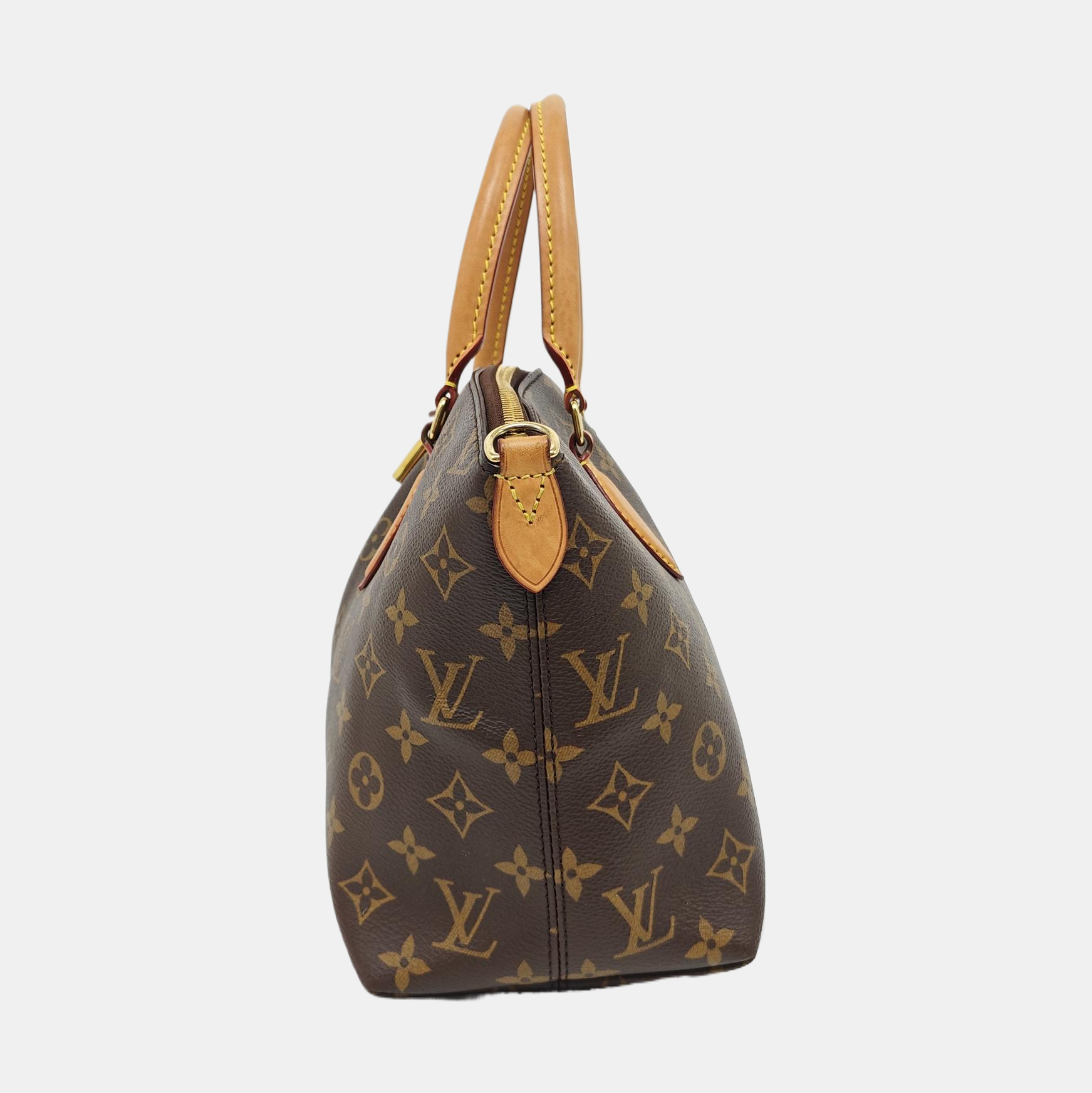 BOETIE PM Monogram Coated Canvas Brown