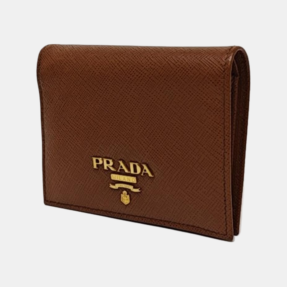 Calfskin Wallet Small Brown