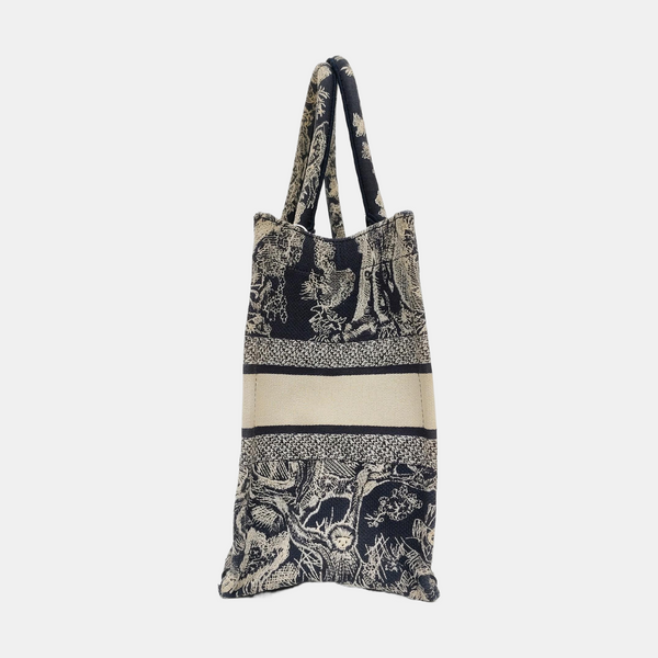 Book Tote Medium Canvas Blue