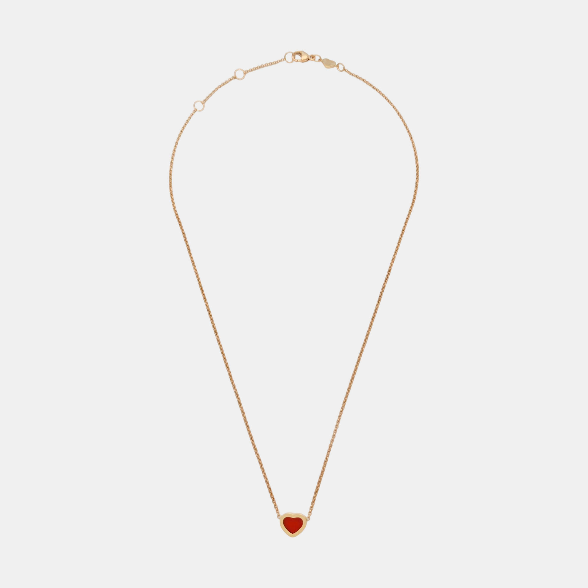 Happy Hearts 18k Rose Gold Necklace