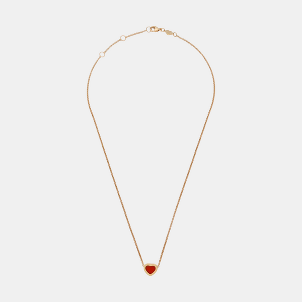 Happy Hearts 18k Rose Gold Necklace