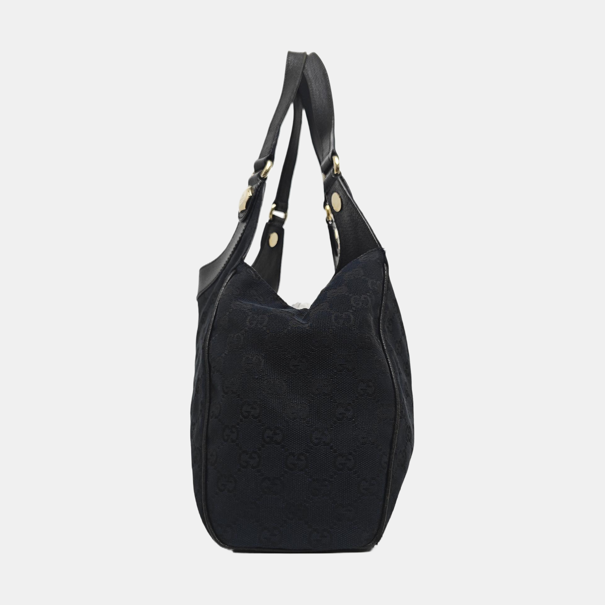 Monogram Canvas Top Handle Bag Black