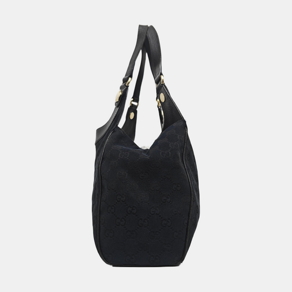 Monogram Canvas Top Handle Bag Black